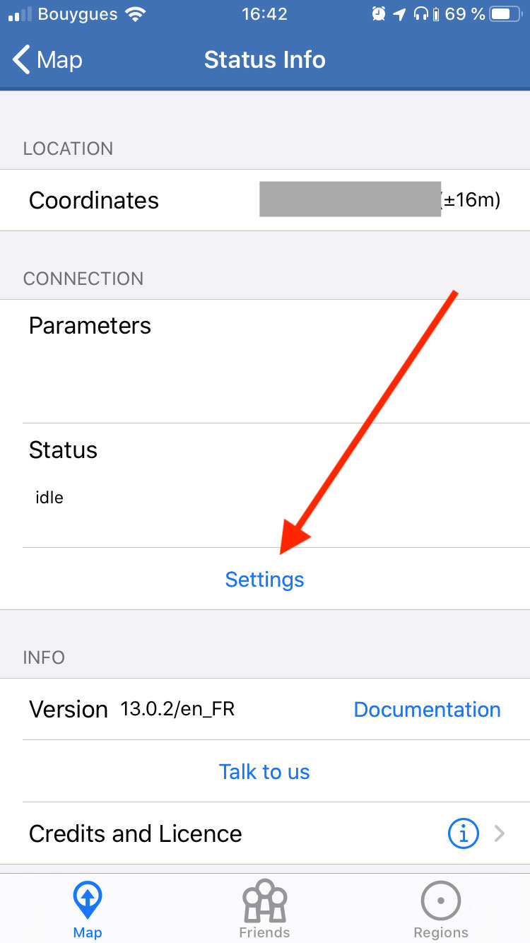 Open API Owntracks Gladys