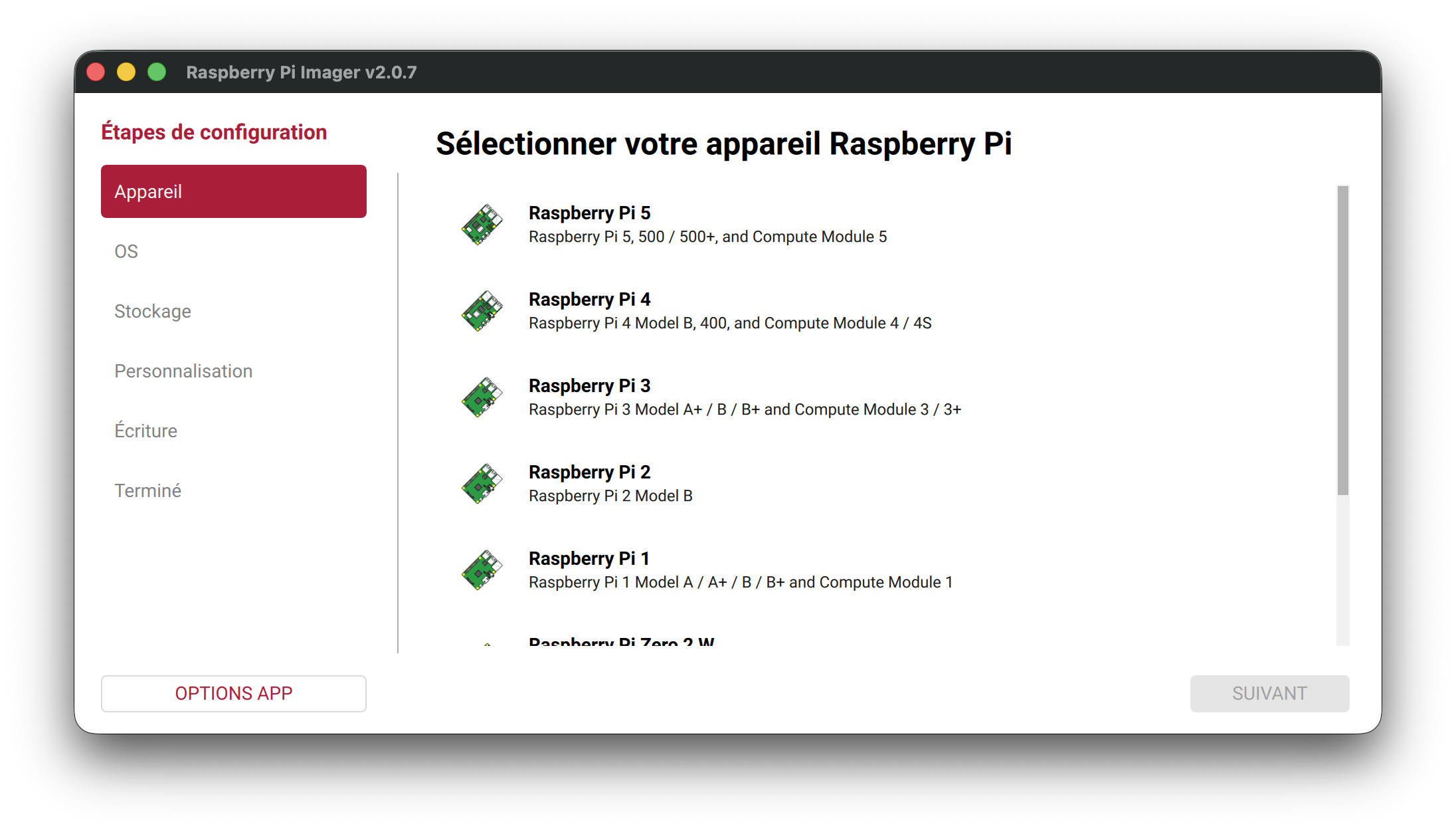 Deinen Raspberry Pi auswählen