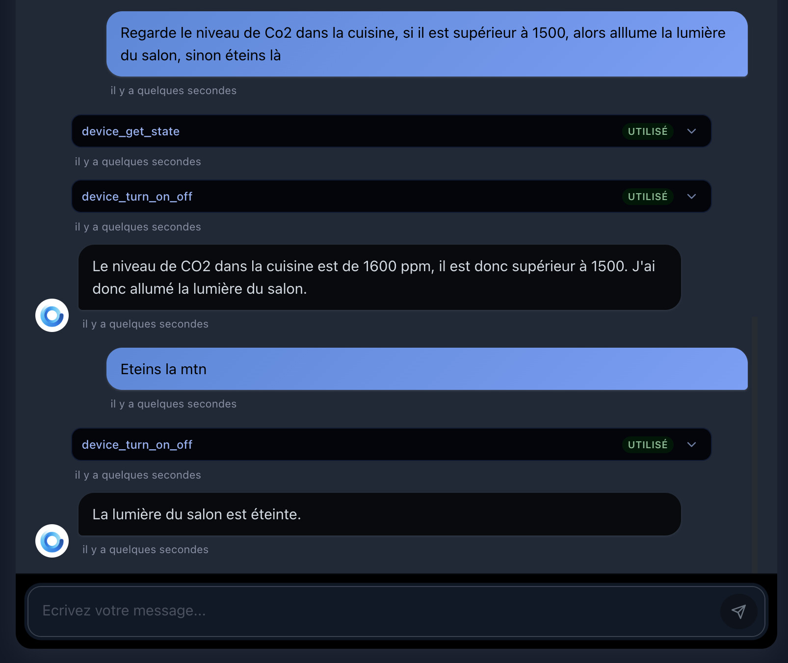 Interfaz de chat rediseñada