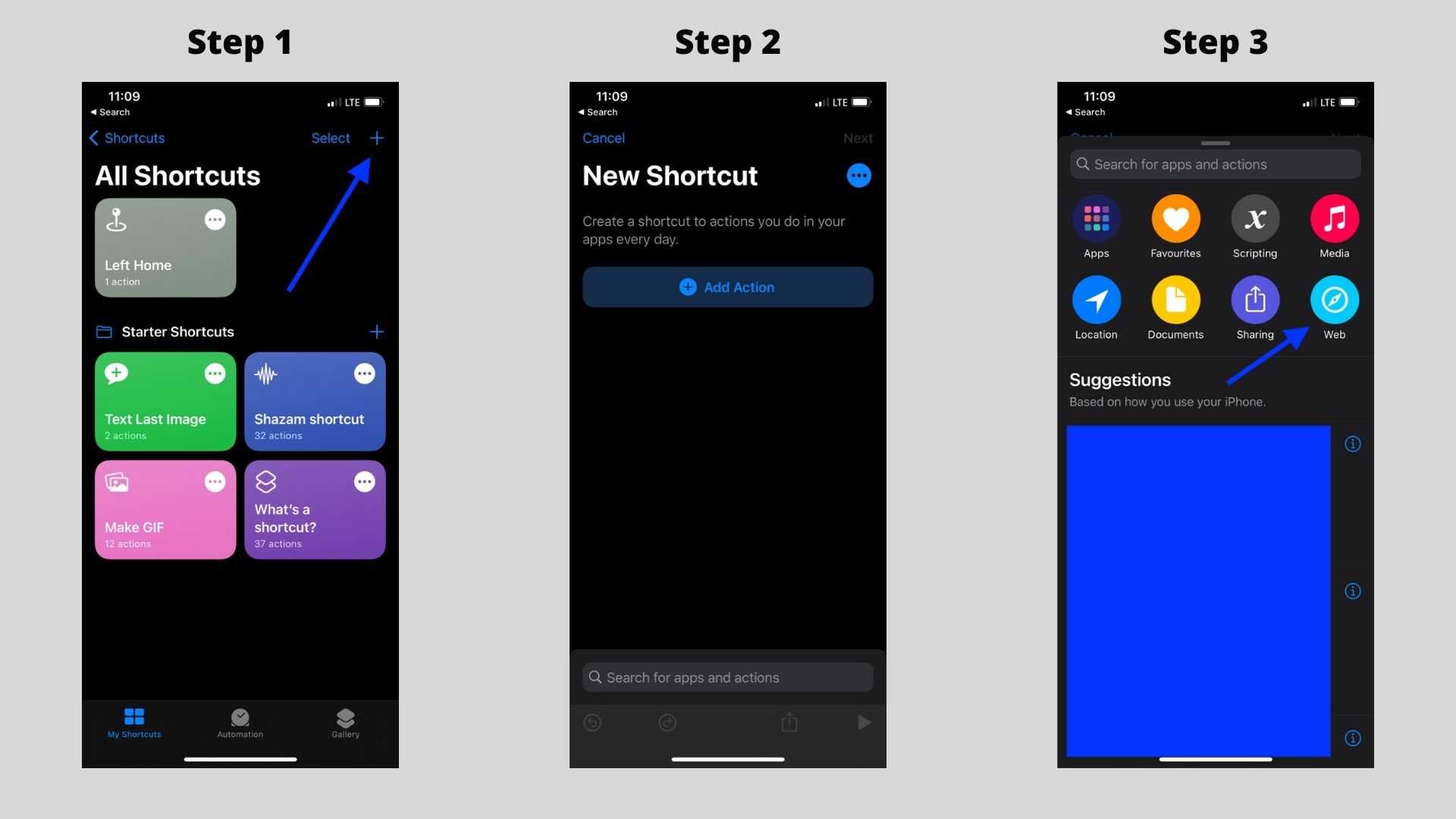 Atajo de iOS para la Open API de Gladys Plus