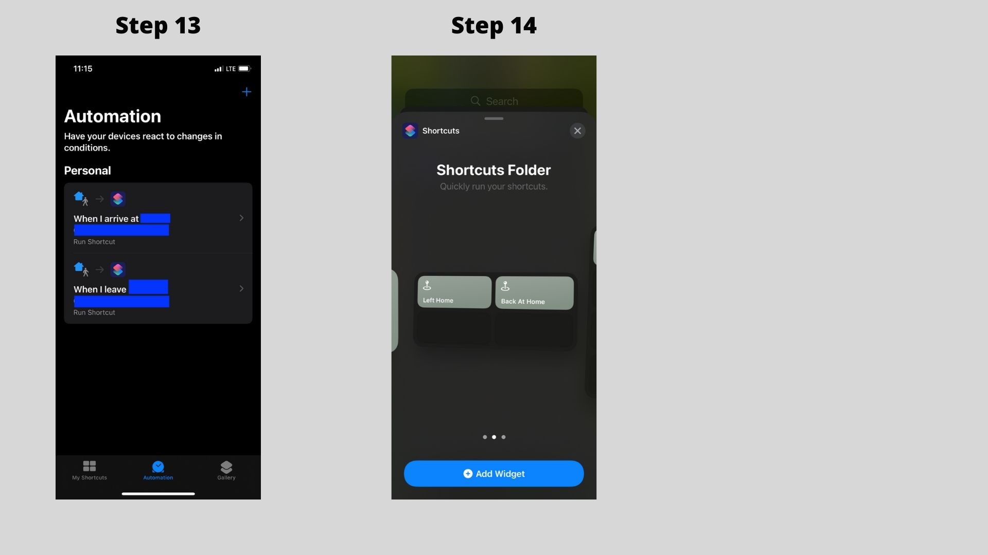 Atajo de iOS para la Open API de Gladys Plus