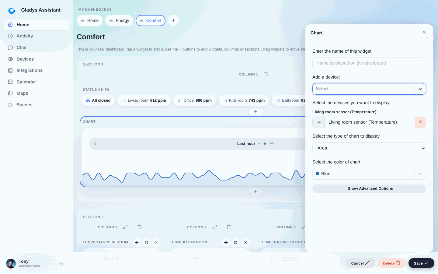Configurar el gráfico