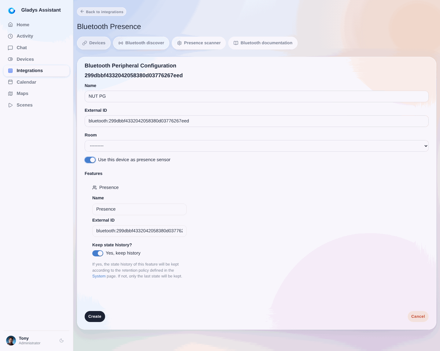 Configurar el dispositivo Bluetooth