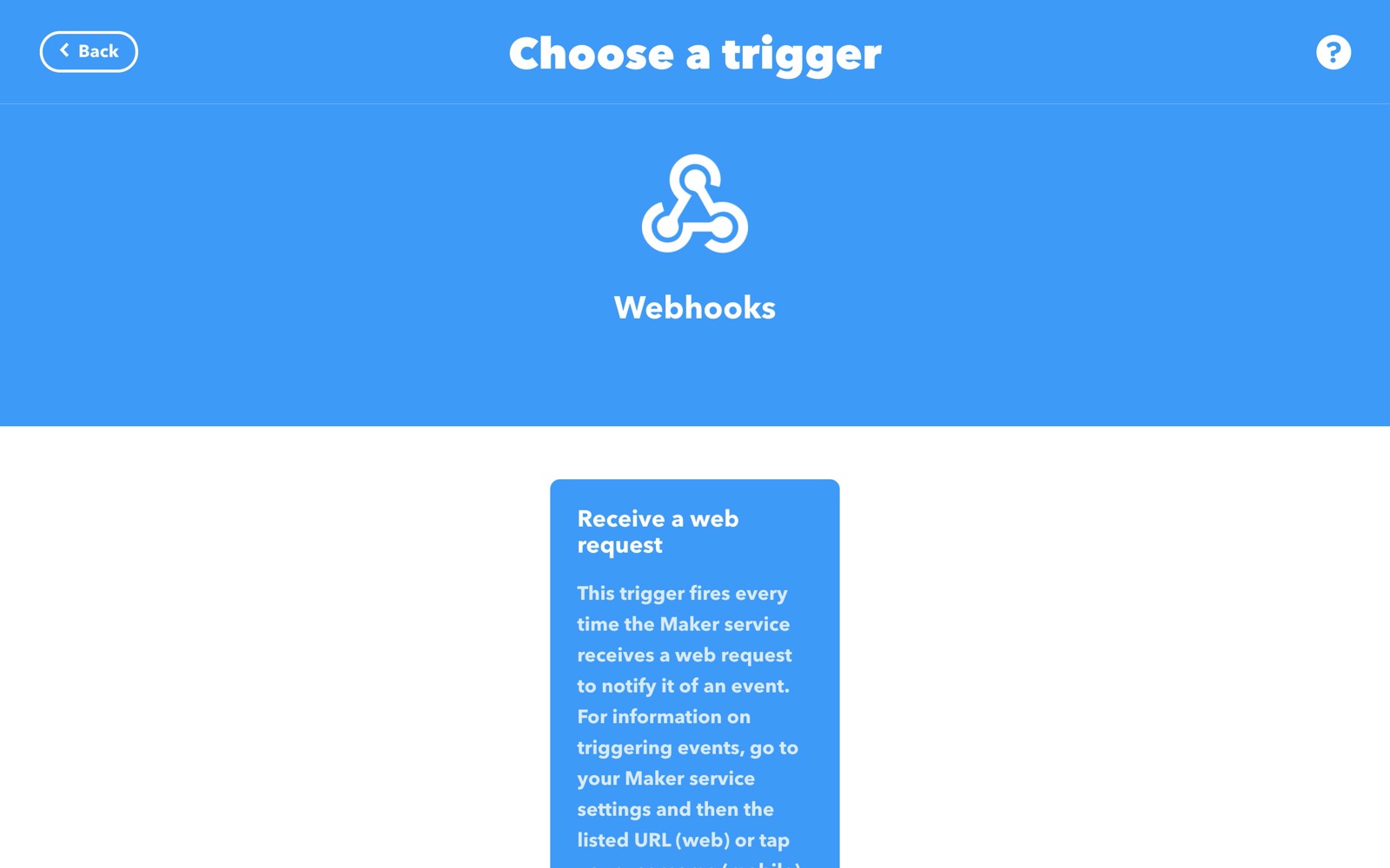 Recibir una petición webhook