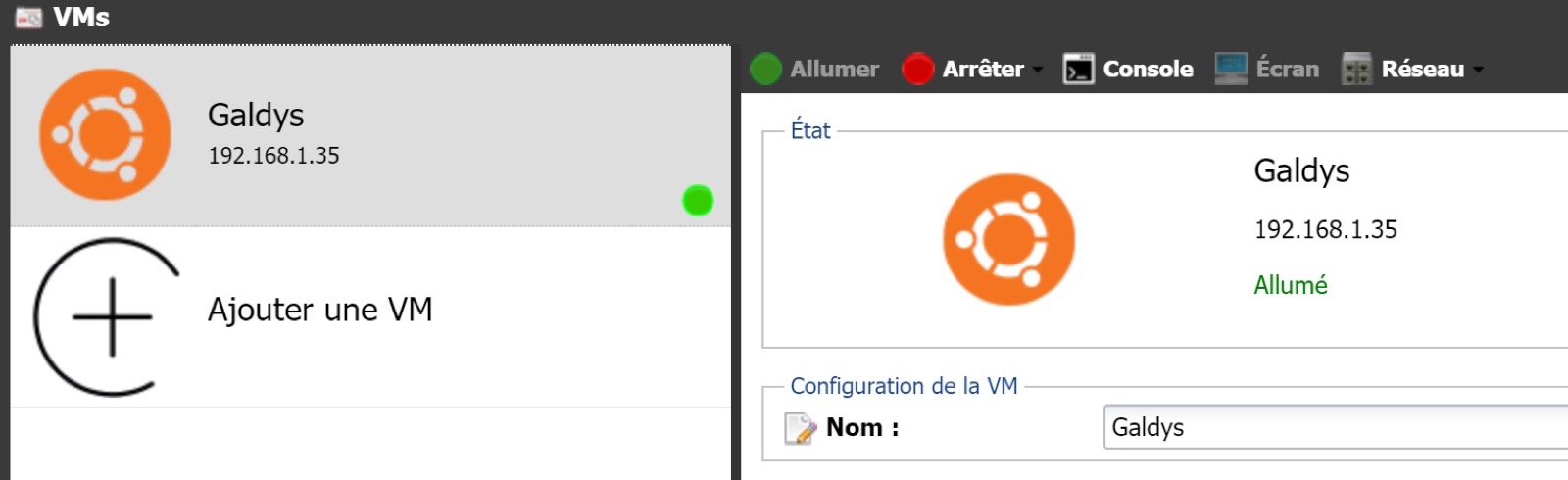 Añadir una VM