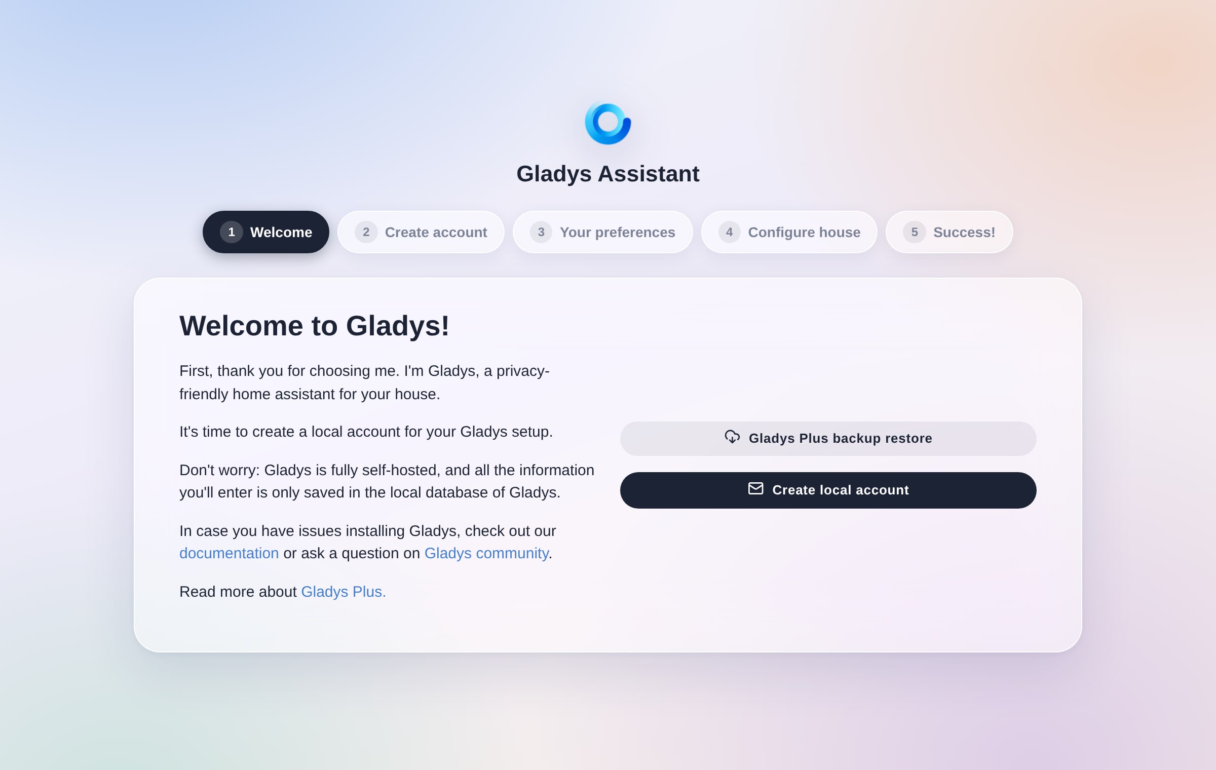 Instalación de Gladys